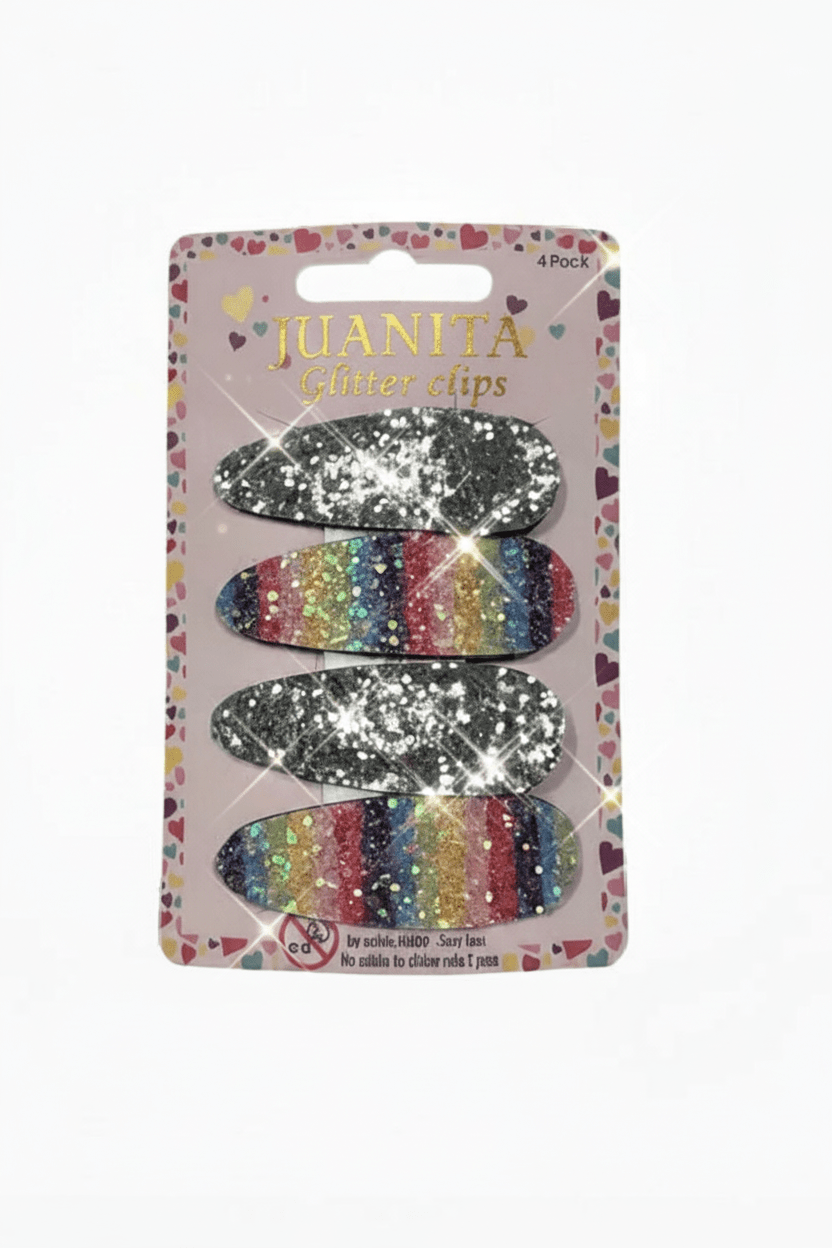 Juanita Glitter Clips Set of 4 - Juanita Boutique
