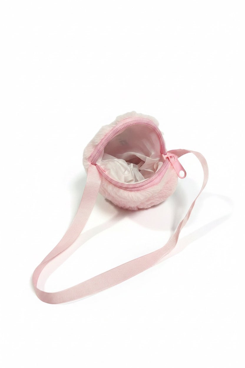 Girls Pink Fluffy Unicorn Crossbody Bag - Juanita Boutique