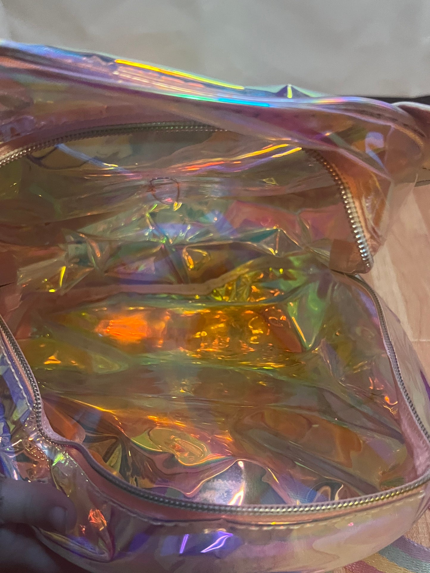 Holographic Butterfly Backpack