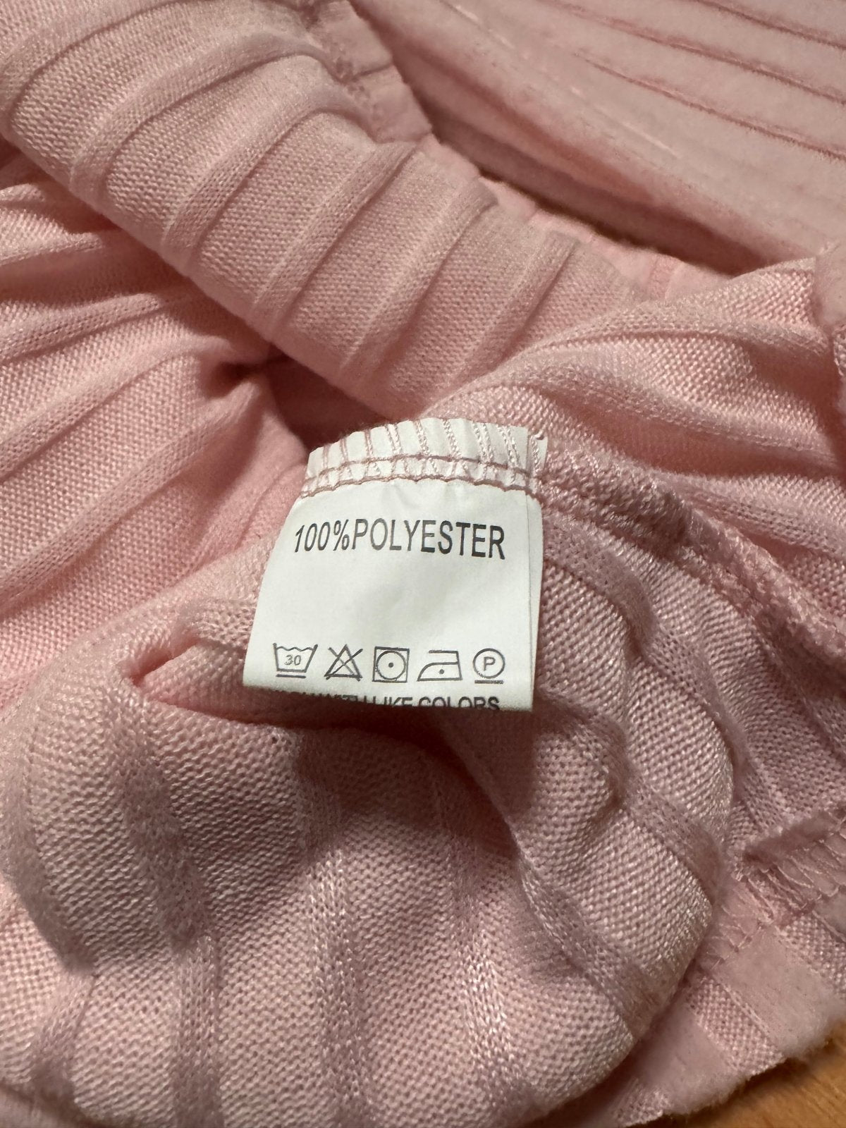 Pink Ribbed Knit Button Long Sleeve Top - Juanita Boutique