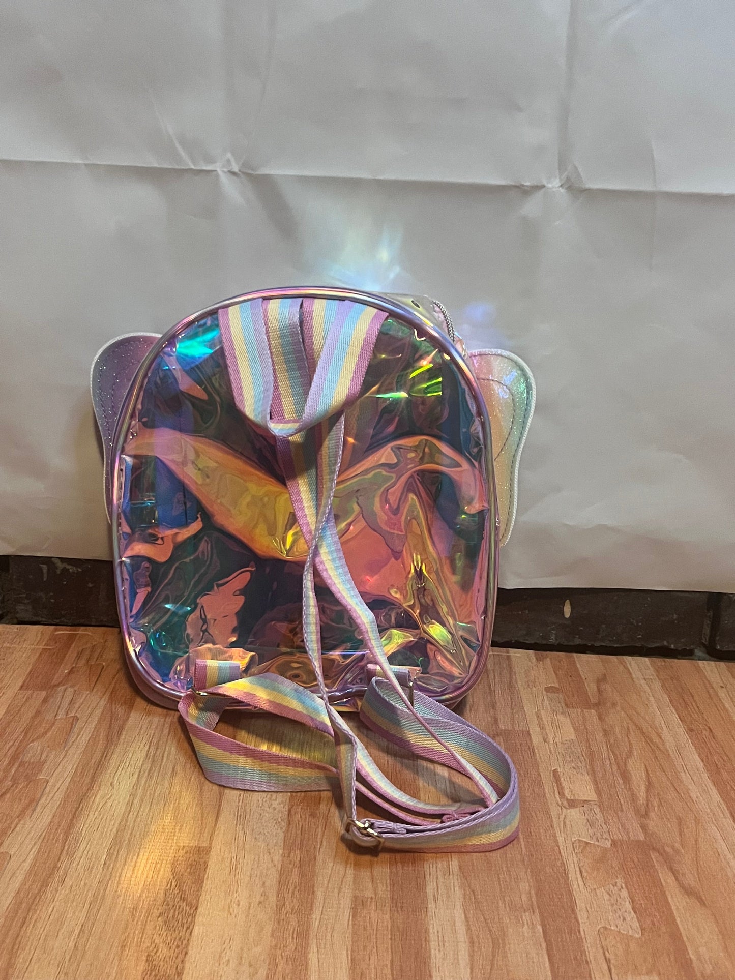 Holographic Butterfly Backpack