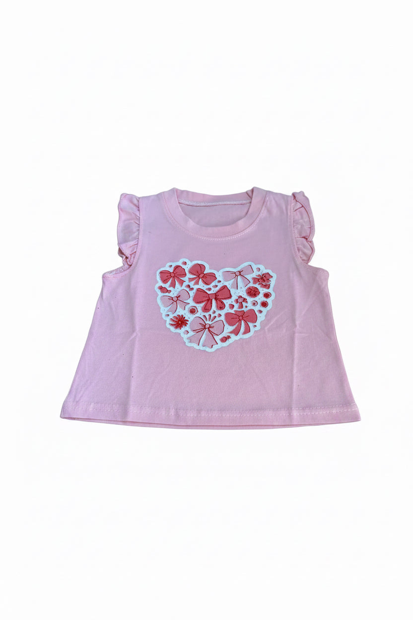 Strawberry Bow Baby 2-Piece - Juanita Boutique