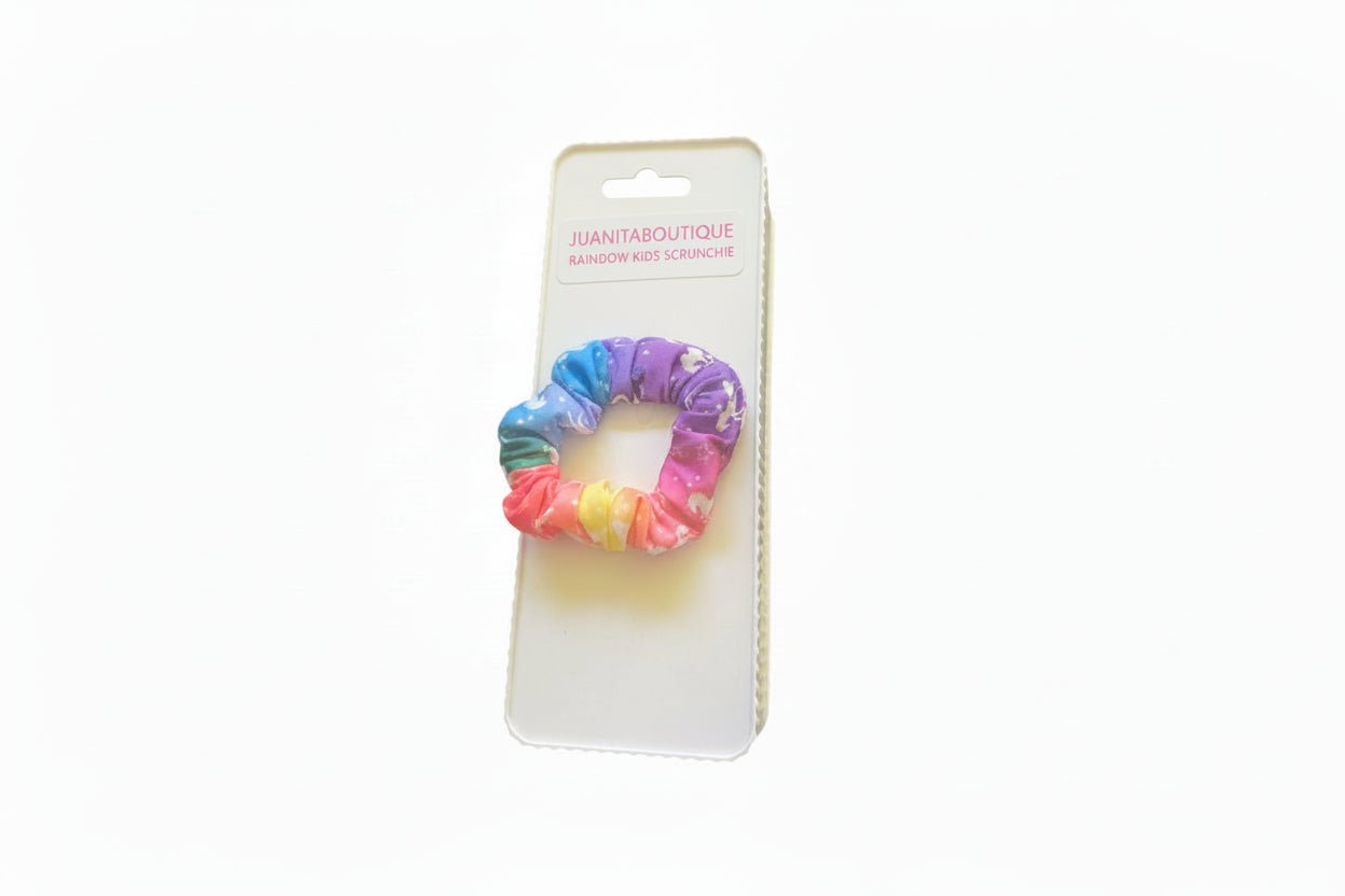 Rainbow Kids Scrunchie - Juanita Boutique