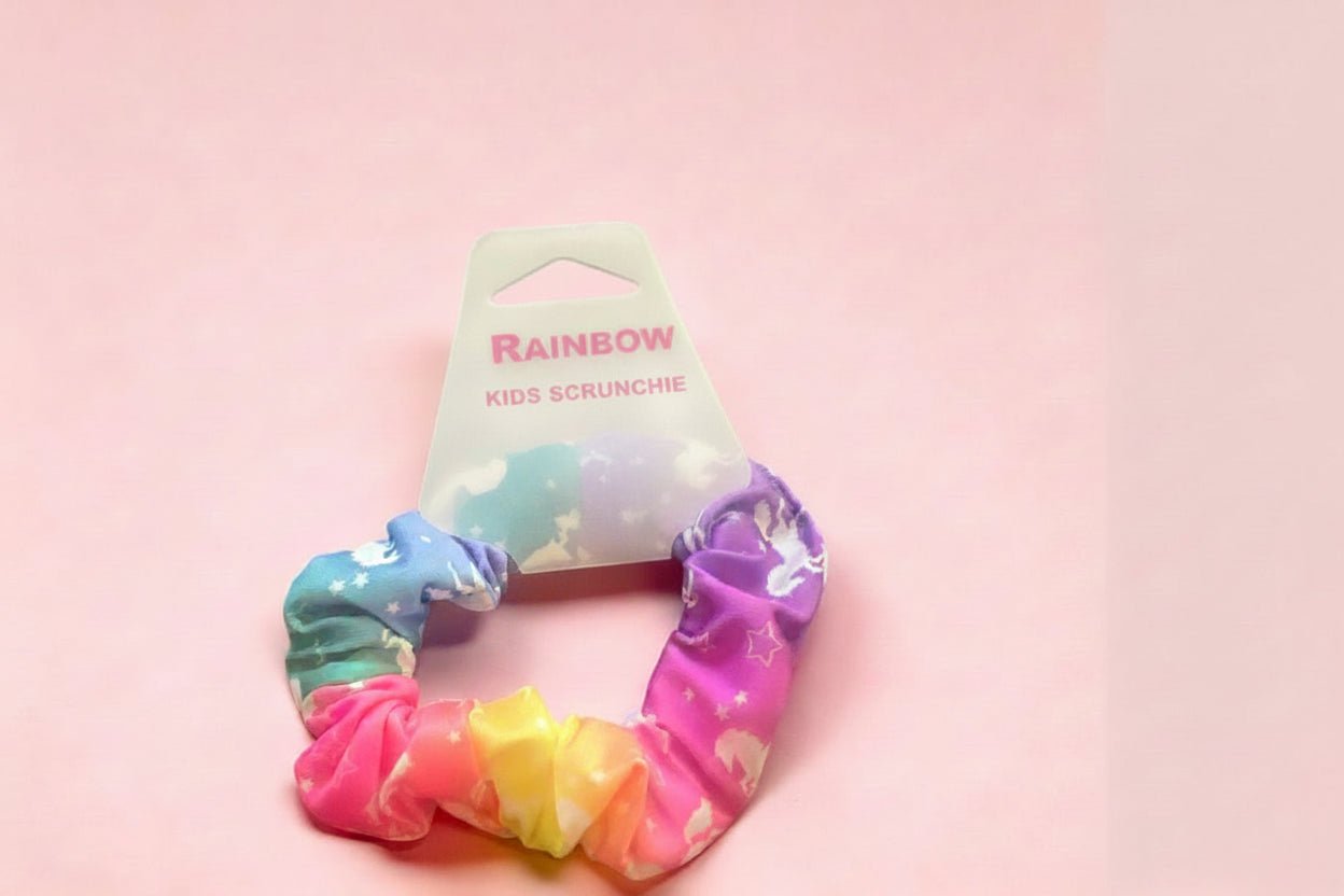 Rainbow Kids Scrunchie - Juanita Boutique