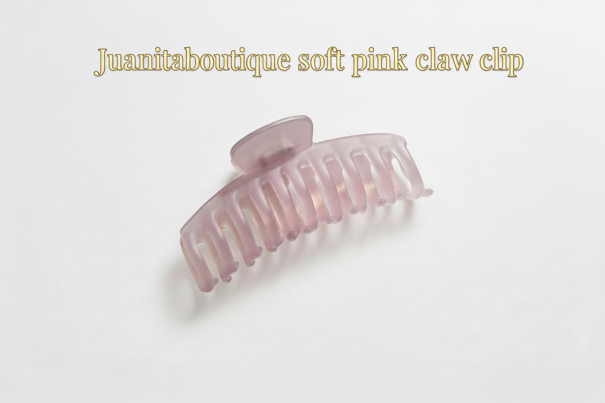 Soft pink claw clip flat lay — Juanita Boutique"
Copy and paste each one in! 😊