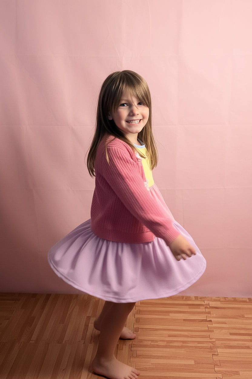 Kids Rainbow Casual Dress - Juanita Boutique