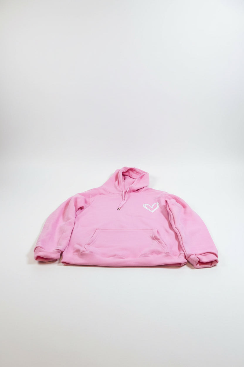 Pink Heart Hoodie – Soft & Cozy Women's Sweatshirt 🩷 - Juanita Boutique