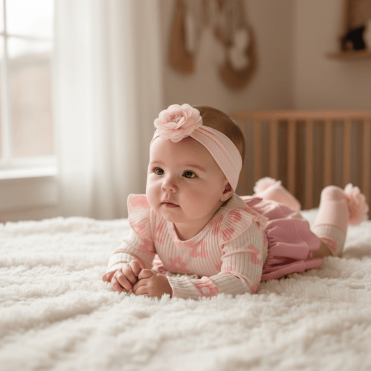Baby Flower Headband & Socks Gift Set - Juanita Boutique
