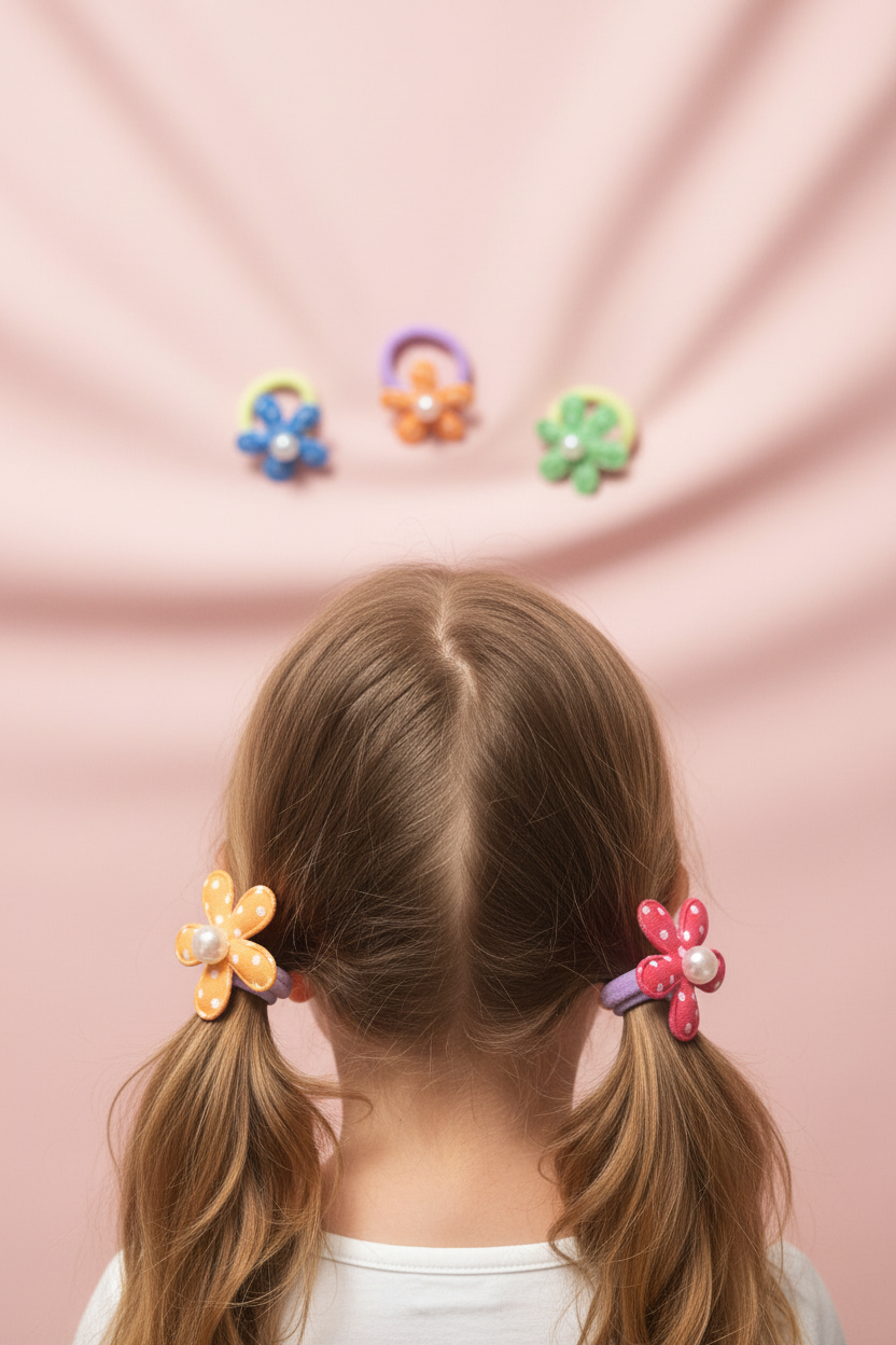 Back view hair ties