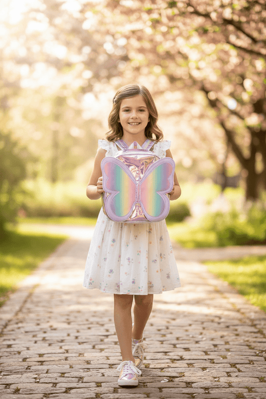 Holographic Butterfly Backpack - Juanita Boutique