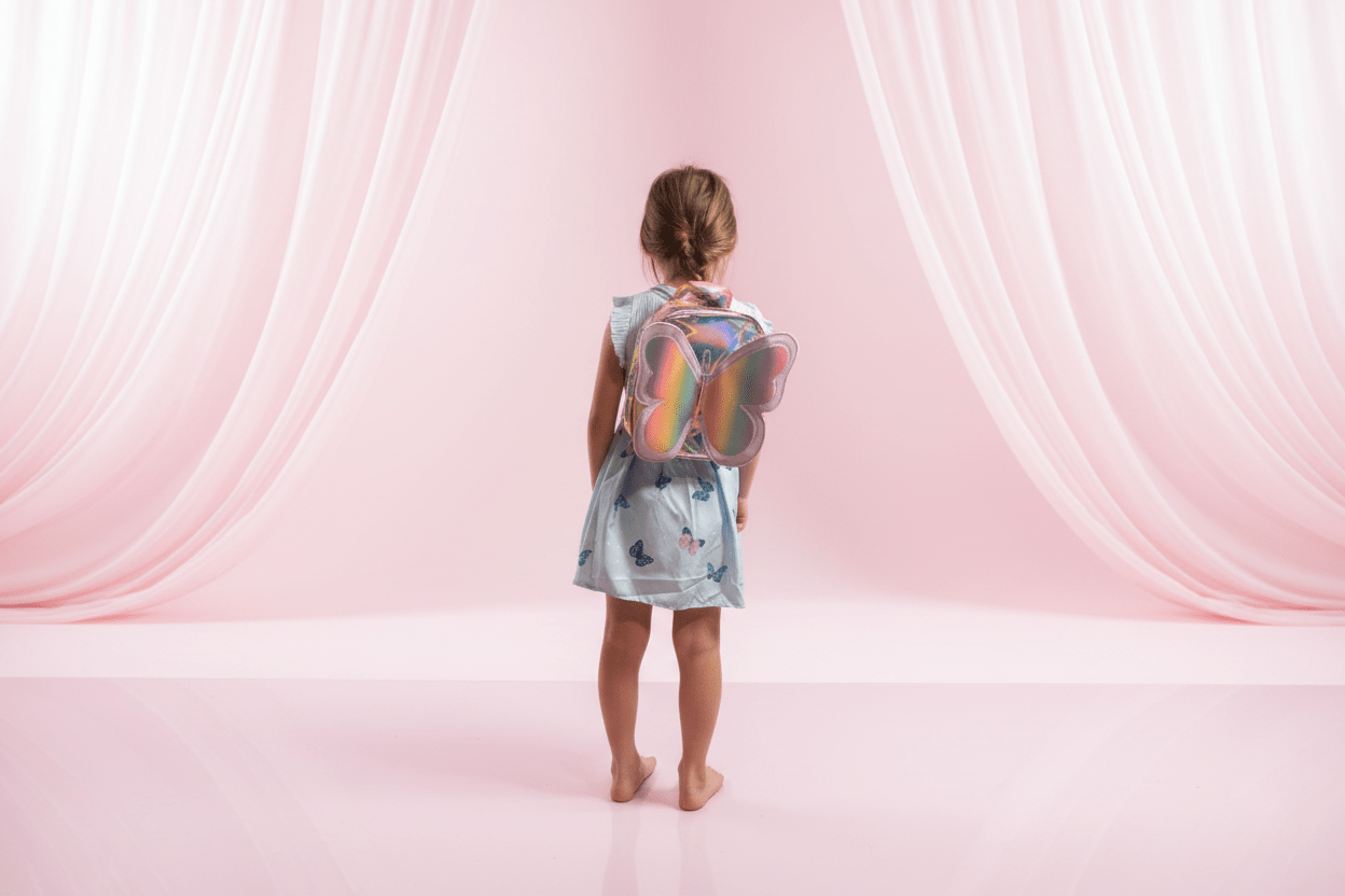 Butterfly Print Flutter Dress - Juanita Boutique
