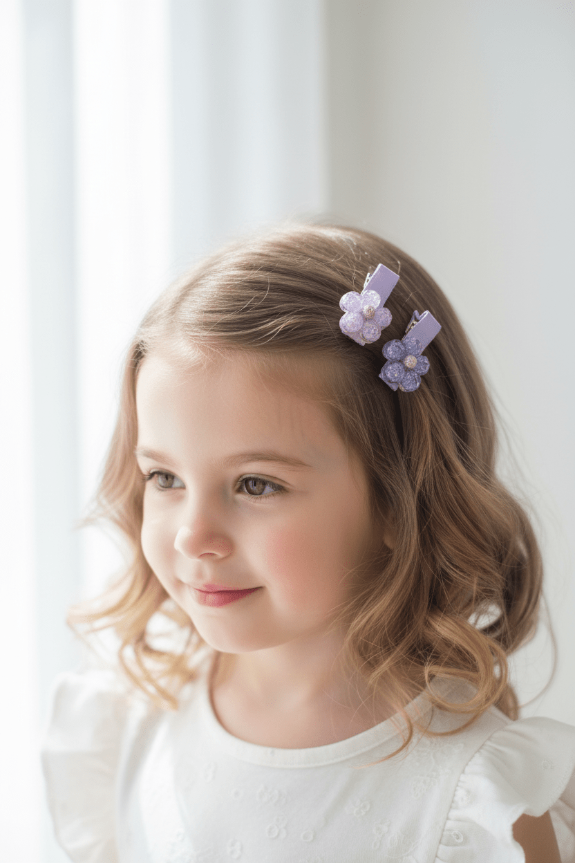 Bella Hair Clips for Girls – Lilac Boutique Kids Hair Accessories Australia - Juanita Boutique