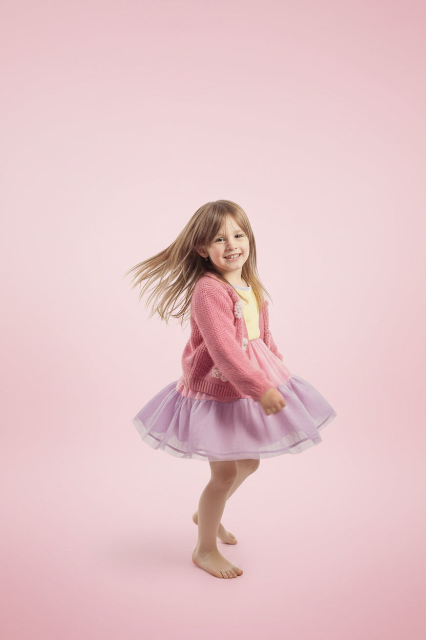 Kids Rainbow Casual Dress - Juanita Boutique