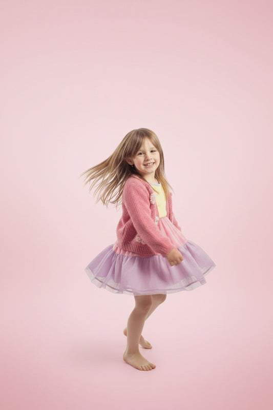 Kids Rainbow Casual Dress - Juanita Boutique