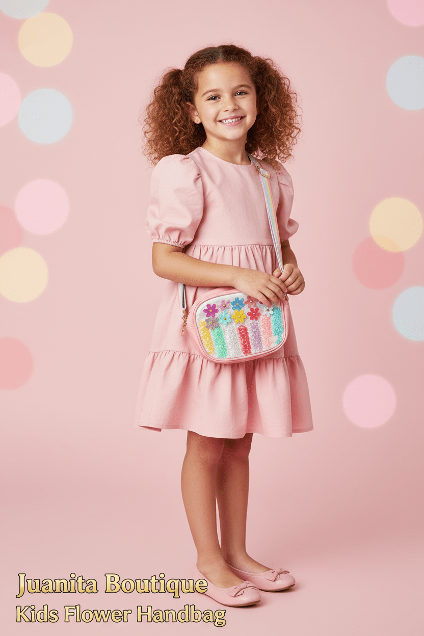 Kids Flower Handbag - Juanita Boutique