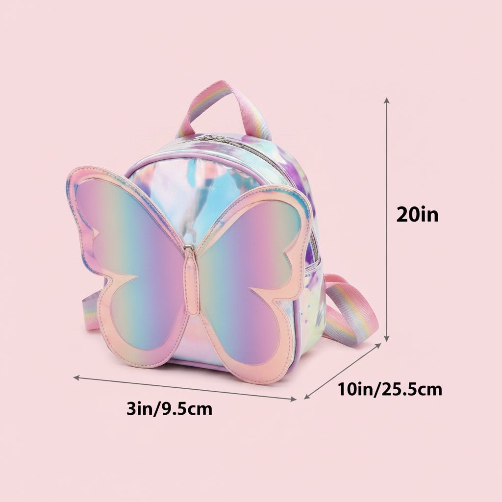 Holographic Butterfly Backpack - Juanita Boutique