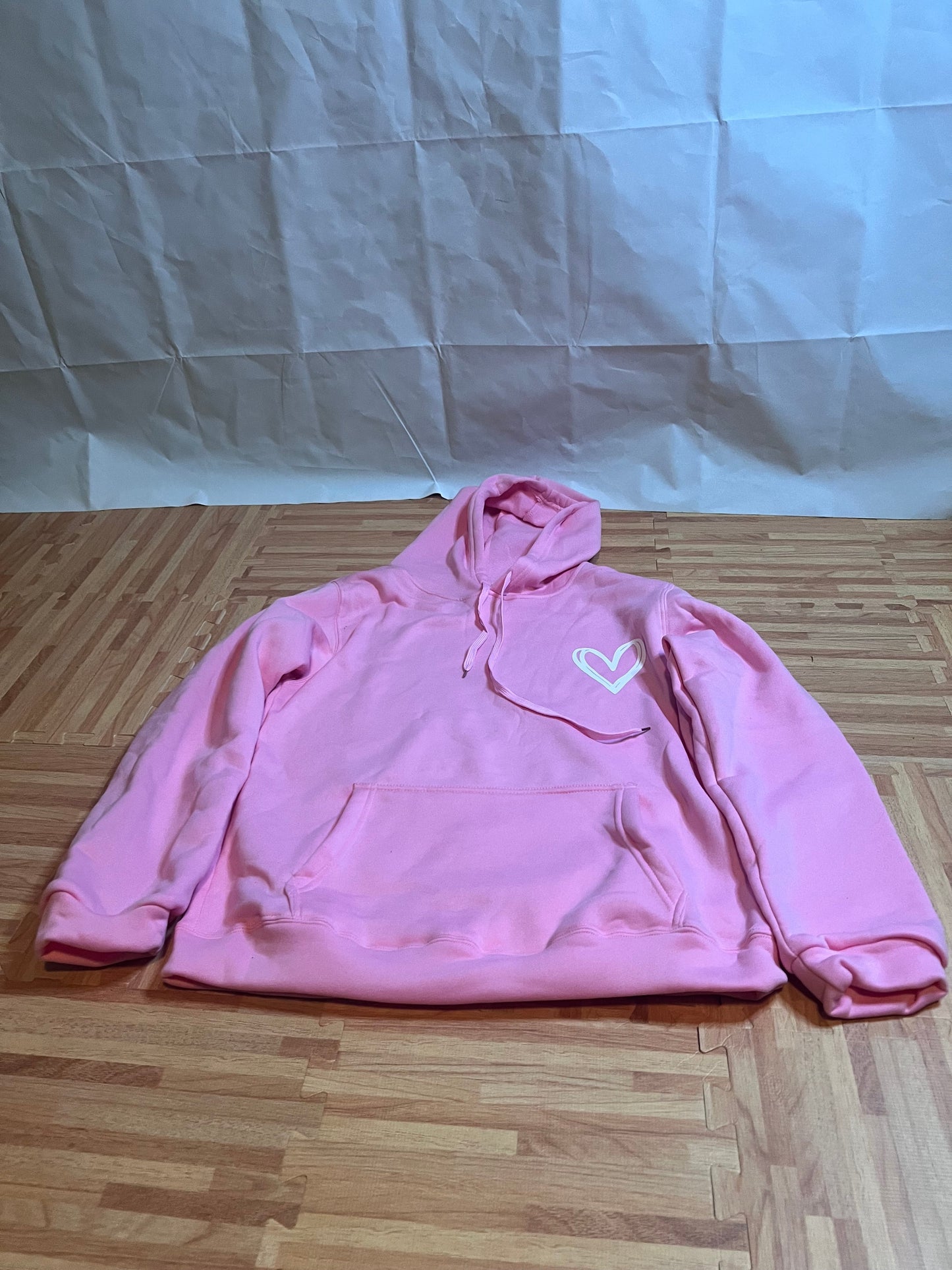 Pink Heart Hoodie – Cosy Women's Sweatshirt 🩷