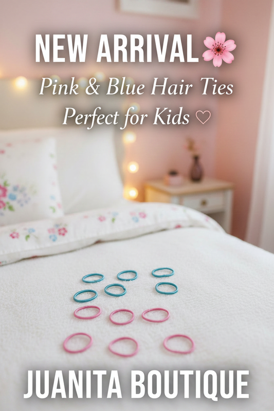 Pink & Blue Kids Hair Ties – Bold Branding